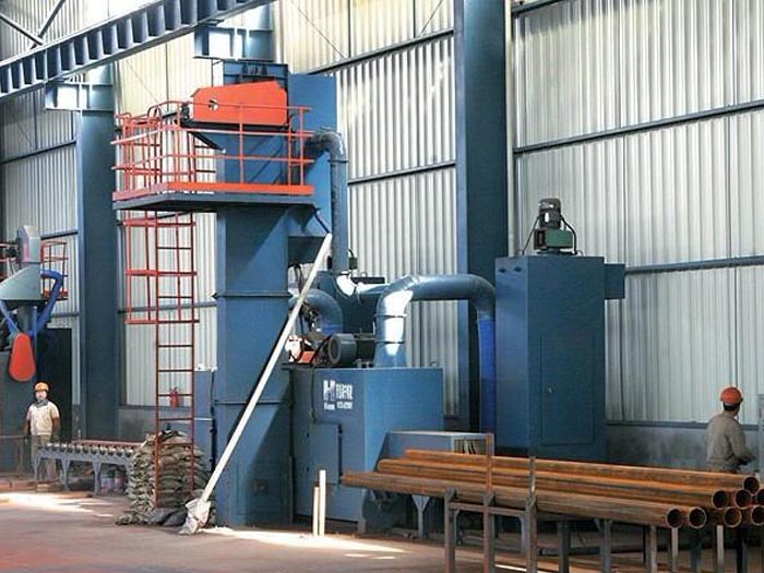 南安网架杆件拋丸